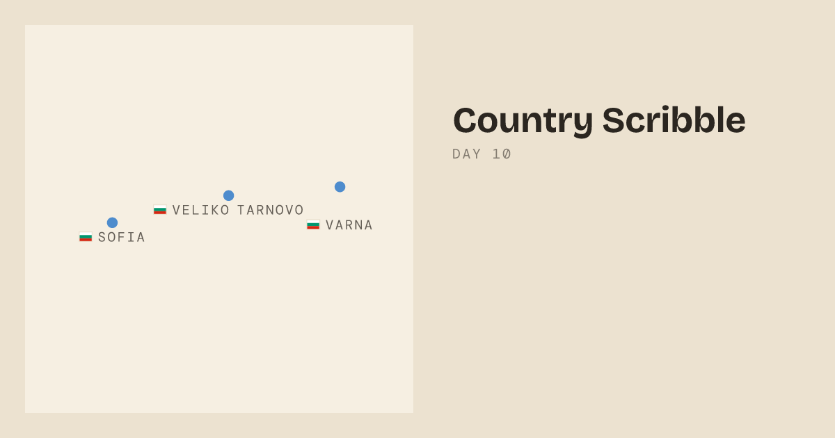 Country Scribble - draw a country from memory and get scored on how close you got